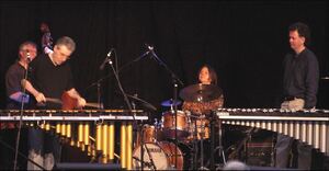 Bart Quartier - Concert ) Brosella Jazz with Mike Mainieri, Jean-Louis Rassinfosse and Jan de Haas - 2006
